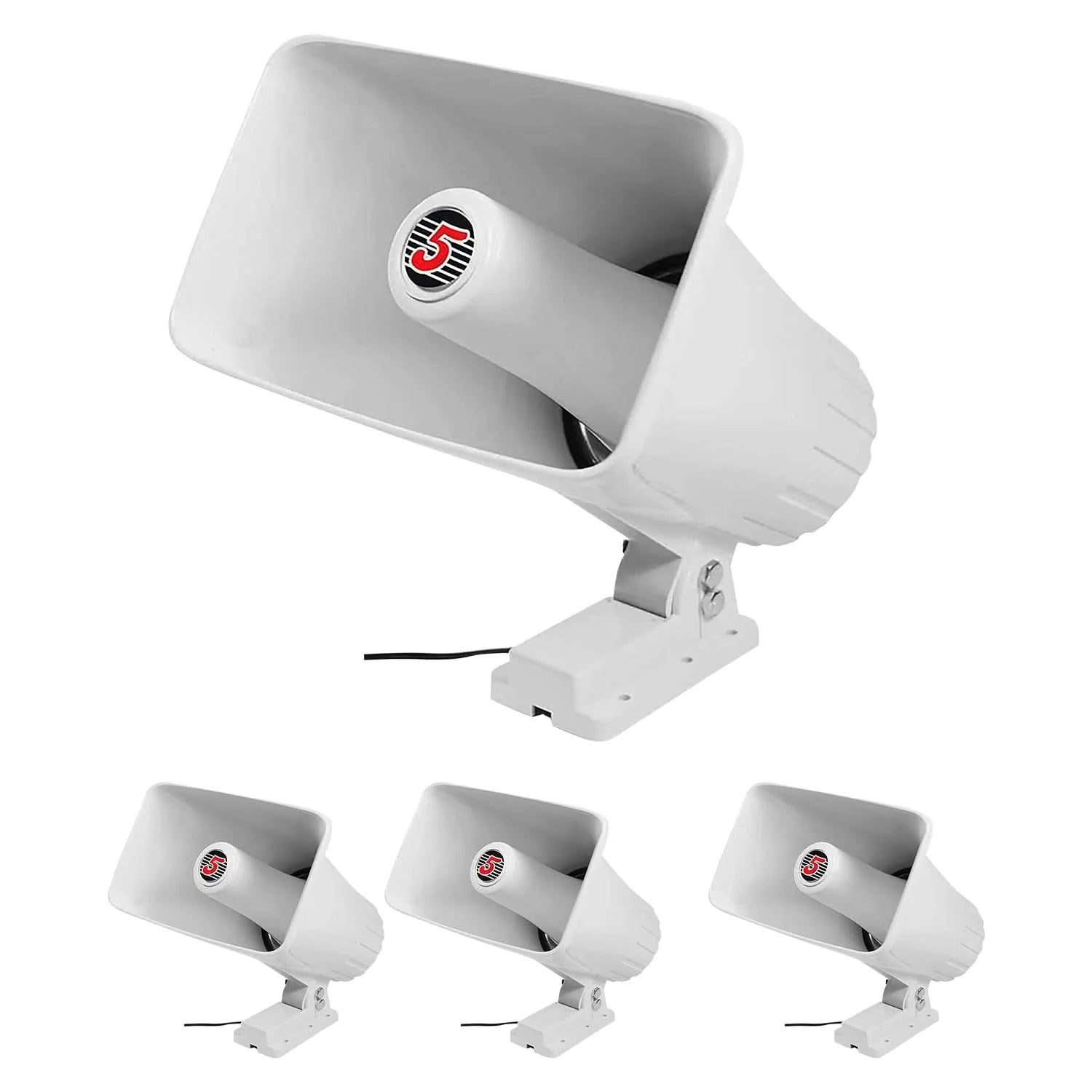 5Core Indoor Outdoor PA Horn Speaker 8 X 5 Inch Loud PA System 8 Ohm 65W Loud Siren Audio