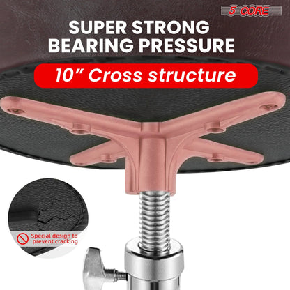 5Core Drum Throne Padded Guitar Stool Saddle Drummer Seat for Adults & Kids