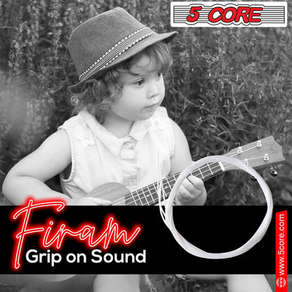 5Core Ukulele Strings Nylon W Deep Bright Tone Consistent Reliable Durability Uku String